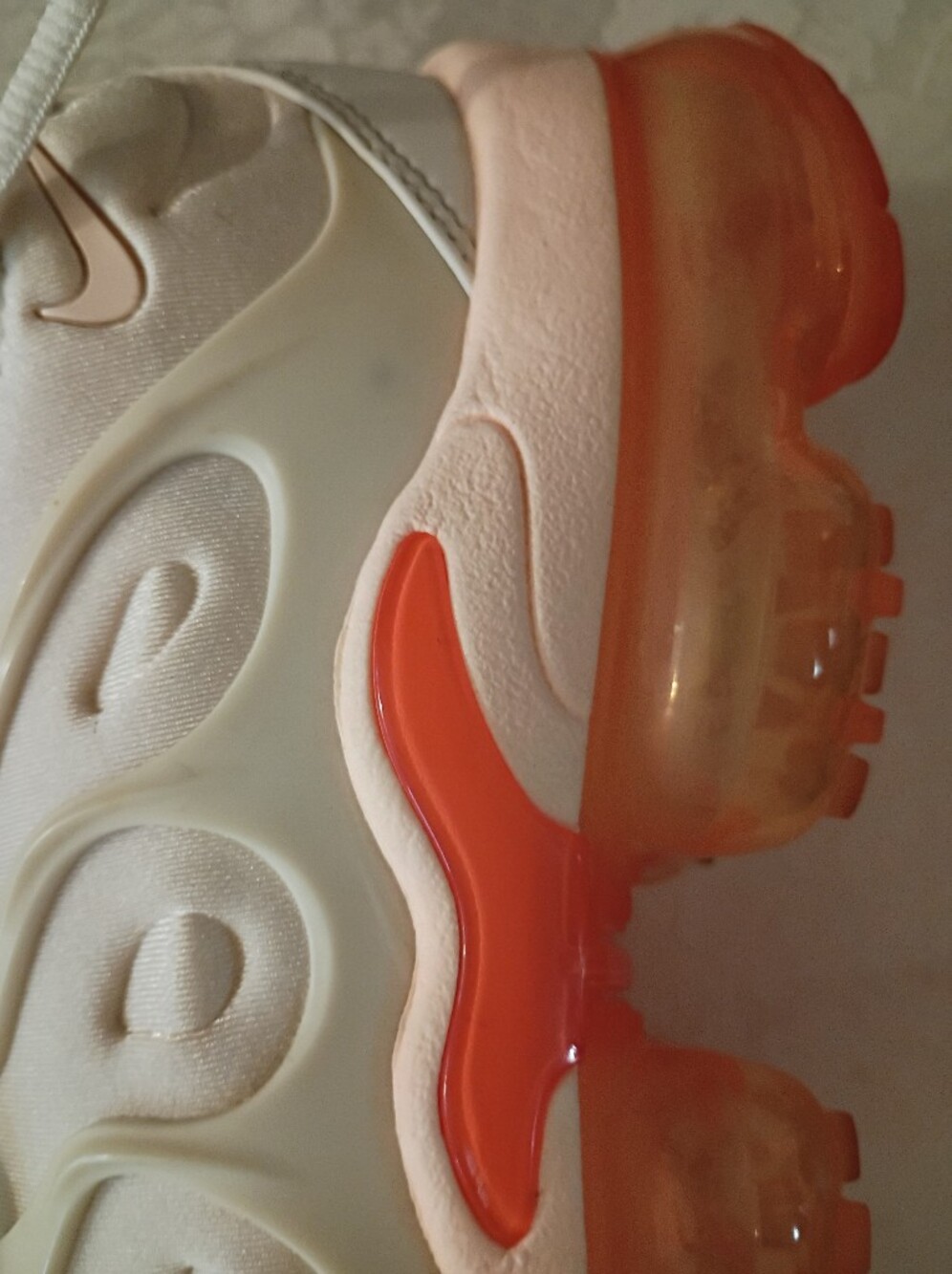 NIKE (AO4550-005) Air VaporMax Plus 'Creamsicle' - Women's Size 9 - Picture 12 of 16